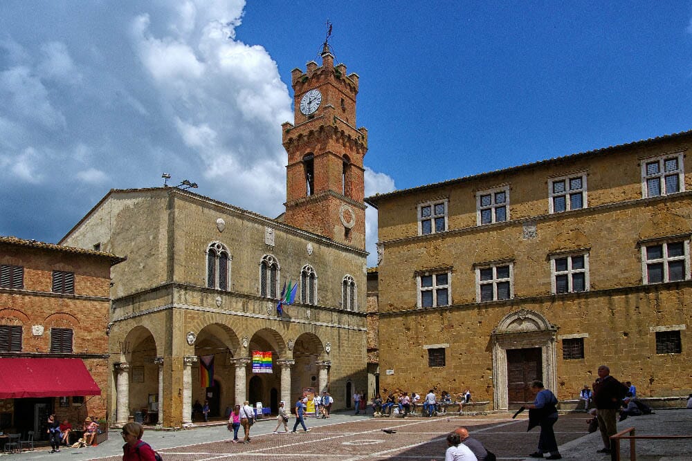 pienza-siena-tuscany.italy-sentro-storico-piazza